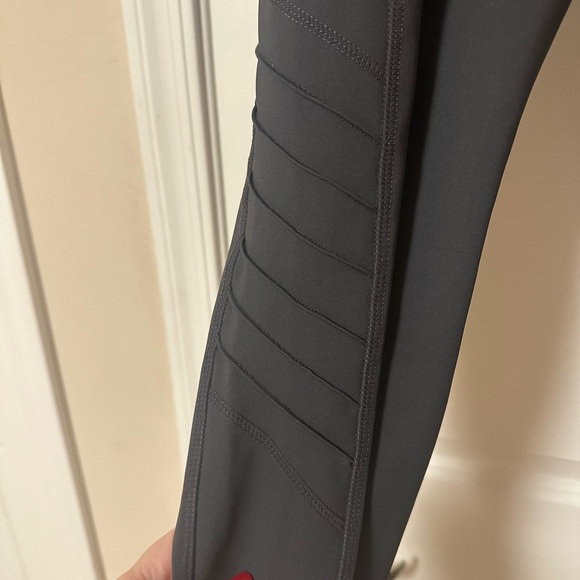 Women's Grey Workout Leggings - Picture 6 of 7